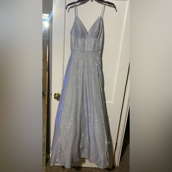 Blue Camille la vie prom dress - Picture 2 of 4